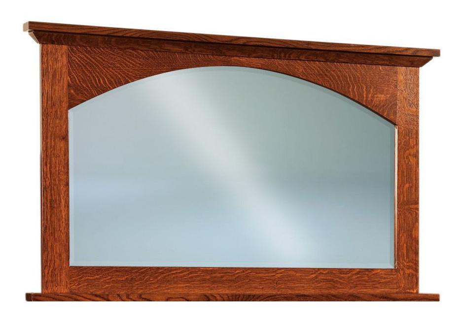 Amish Impressions by Fusion Designs Savannah Arched Dresser Mirror with